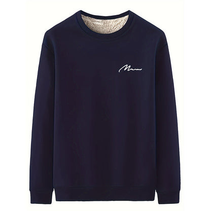 🔥 Restez au chaud et à l'aise cet hiver ! Sweat-shirt à doublure thermique pour hommes