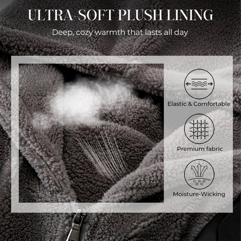Manteau à capuche pour homme, résistant au froid et au vent, avec doublure thermique 【LIVRAISON GRATUITE】