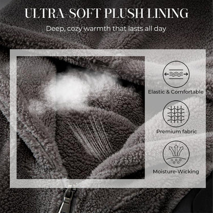 Manteau à capuche pour homme, résistant au froid et au vent, avec doublure thermique 【LIVRAISON GRATUITE】