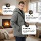 Manteau à capuche pour homme, résistant au froid et au vent, avec doublure thermique 【LIVRAISON GRATUITE】