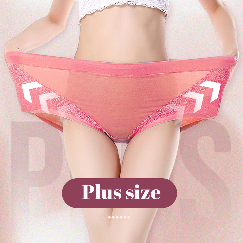 (Achetez 5, obtenez 5 gratuits) Culottes à Taille Haute Anti-fuite en Coton et Taille Plus