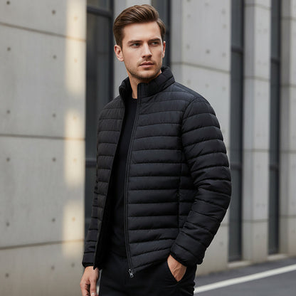 Veste légère en coton uni couleur chaude