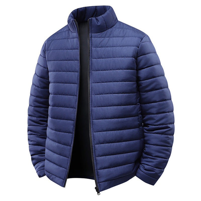 Veste légère en coton uni couleur chaude