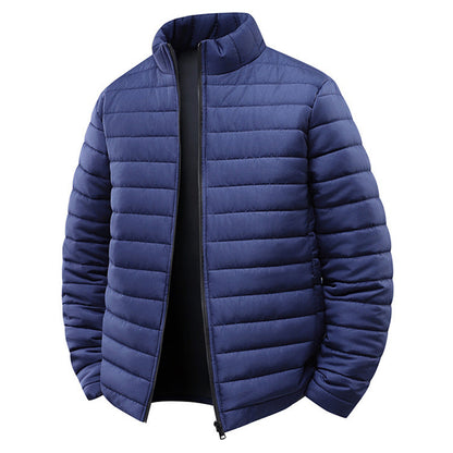 Veste légère en coton uni couleur chaude
