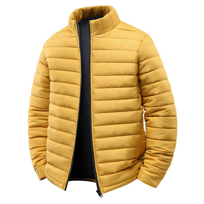 Veste légère en coton uni couleur chaude