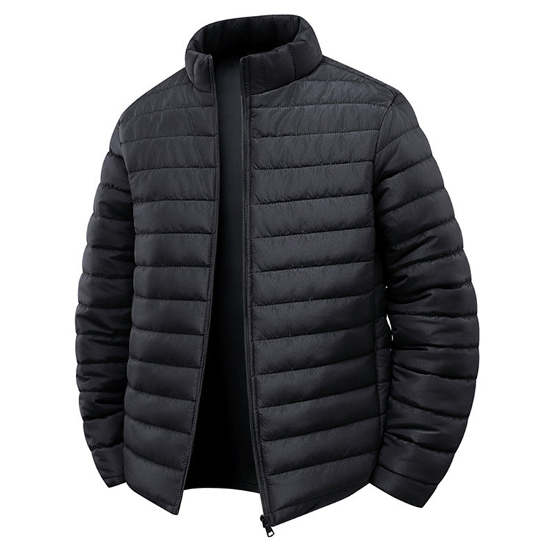 Veste légère en coton uni couleur chaude