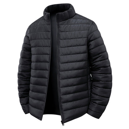 Veste légère en coton uni couleur chaude