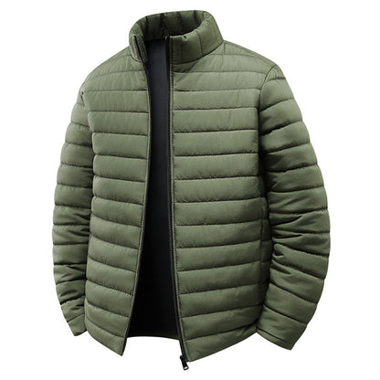 Veste légère en coton uni couleur chaude