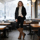 Bottes Compensées en Suédine pour Femme pour l'Automne