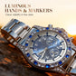 📢📢55 % de réduction !!! 🎅【🎁Le Cadeau de Noël🎁】🎄Montre chronographe lumineuse à six aiguilles pour homme