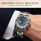 📢📢55 % de réduction !!! 🎅【🎁Le Cadeau de Noël🎁】🎄Montre chronographe lumineuse à six aiguilles pour homme