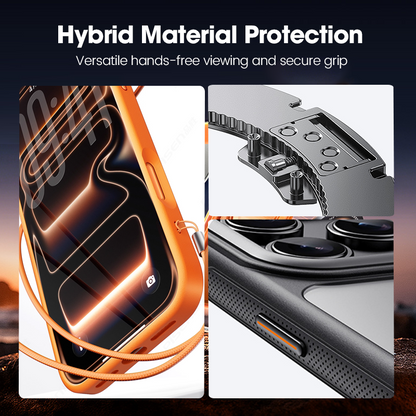 Coque de protection pour téléphone avec support à anneau magnétique rotatif