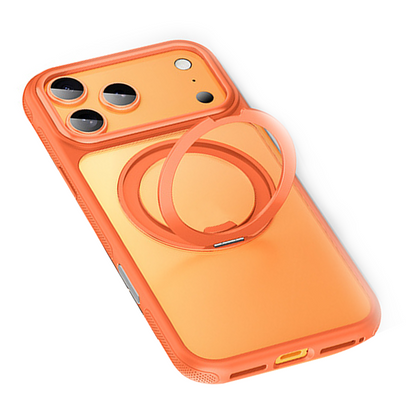 Coque de protection pour téléphone avec support à anneau magnétique rotatif