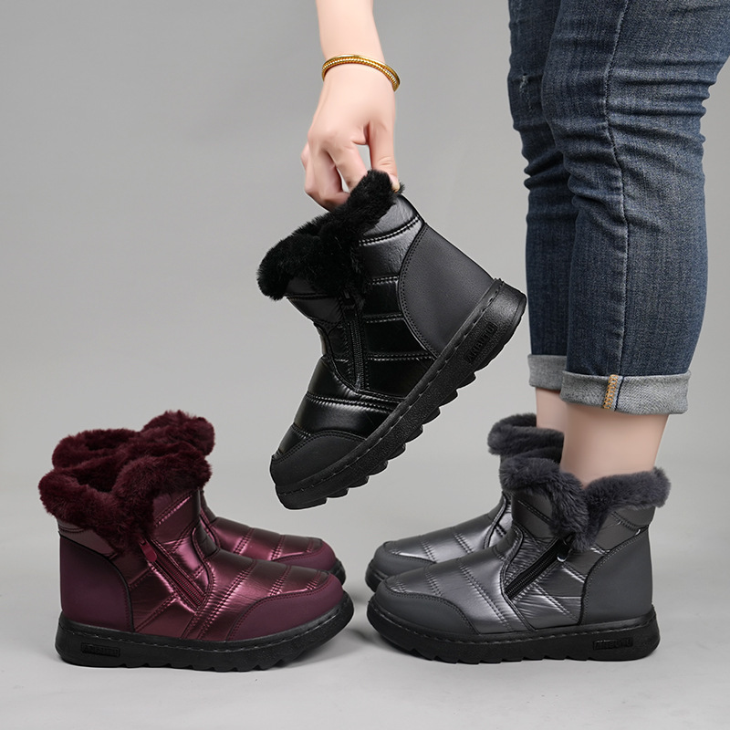 Bottes pour femmes chaudes, décontractées et tendance