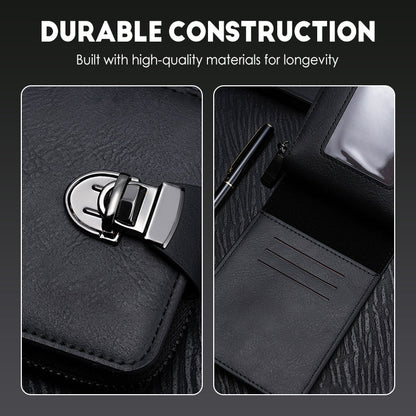 Portefeuille Vintage Compact à Fermeture Éclair pour Hommes
