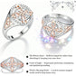📢📢65 % de réduction !!! ⏰Bague Zirconium au Nœud Celtique - L'Alliance Élégante des Deux Tons