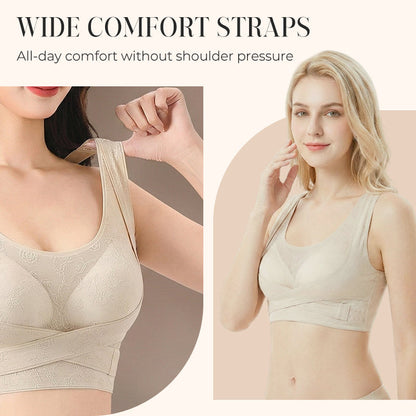 🔥Offre à durée limitée-Soutien-gorge confort gainant et sculptant à brides croisées