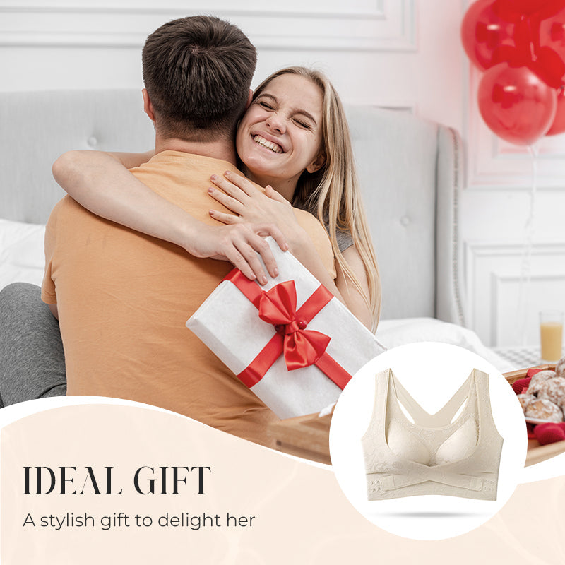 🔥Offre à durée limitée-Soutien-gorge confort gainant et sculptant à brides croisées