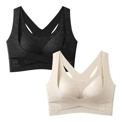 🔥Offre à durée limitée-Soutien-gorge confort gainant et sculptant à brides croisées