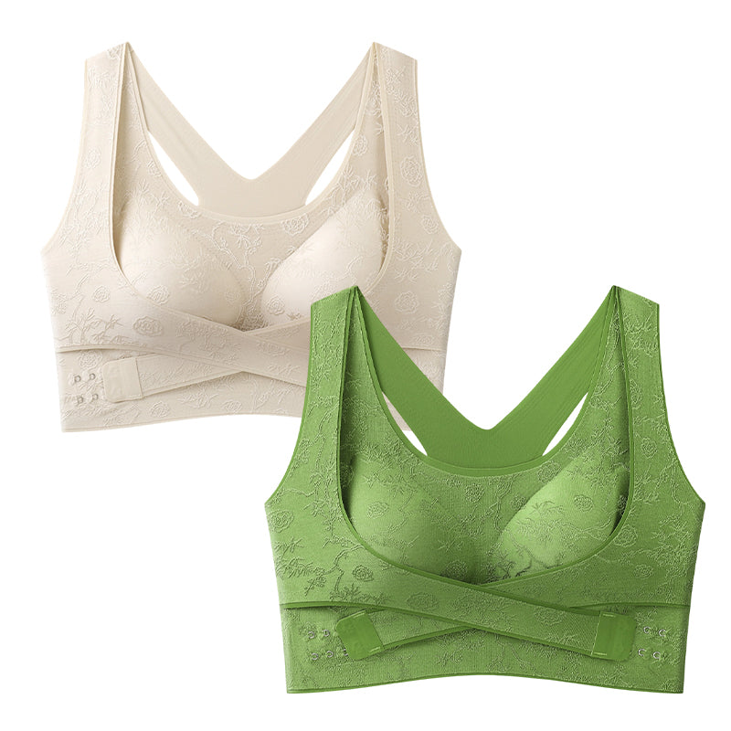 🔥Offre à durée limitée-Soutien-gorge confort gainant et sculptant à brides croisées