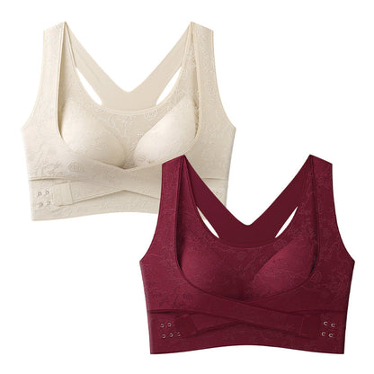 🔥Offre à durée limitée-Soutien-gorge confort gainant et sculptant à brides croisées