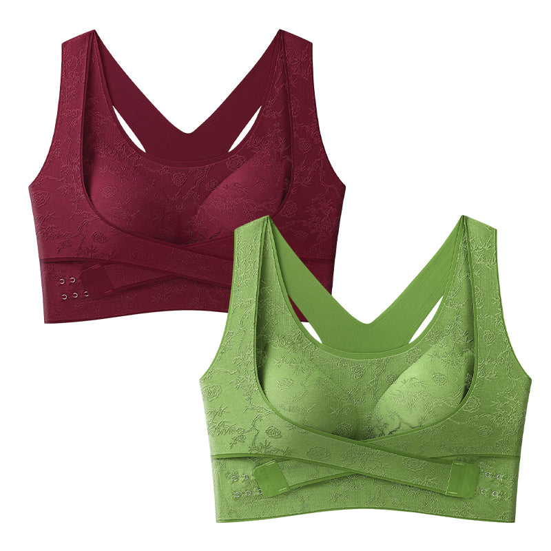 🔥Offre à durée limitée-Soutien-gorge confort gainant et sculptant à brides croisées