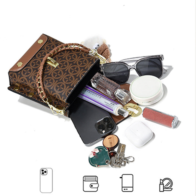 📢📢60 % de réduction !! ⏰Sac à bandoulière en cuir raffiné pour femme