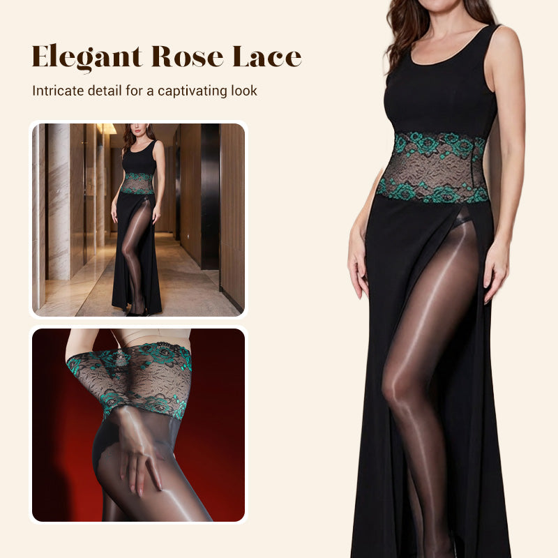 📢📢50 % de réduction !! ⏰ Lot Avantageux : Bas en Dentelle 8D – Look Brillant, Confort Doux & Idéal pour Cadeau 💝