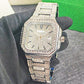 Montre carrée en strass
