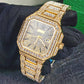 Montre carrée en strass