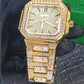 Montre carrée en strass