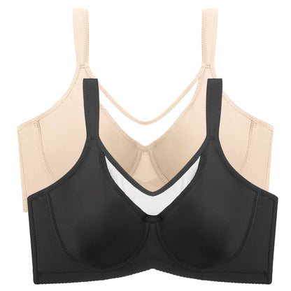❄️60 % de réduction ! Soutien-gorge grande taille – Armatures souples, bonnets ultra-fins & tulle élégant pour un confort toute la journée 💖🩲
