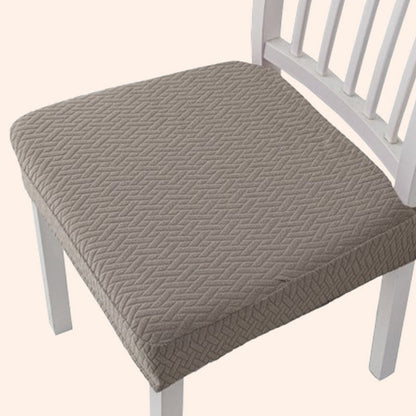 📢📢 3+3 GRATUIT⏰Housse de chaise hydrofuge avec jacquard en losanges – Pour chaises de salle à manger, d'hôtel et de maison 🪑✨