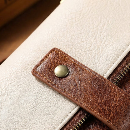 🏆 Vente flash 60 % de réduction ⚡ Portefeuille à trois volets pour femme, style rétro, avec protection RFID