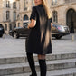 🚛💃Mini-robe élégante à la coupe parfaite et au col raffiné✨