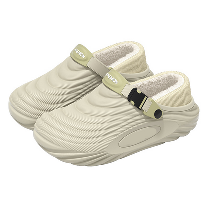 Chaussons Sabots d’Hiver pour Homme Antidérapants et Chauds