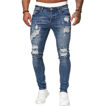 Jean skinny déchiré élégant pour homme