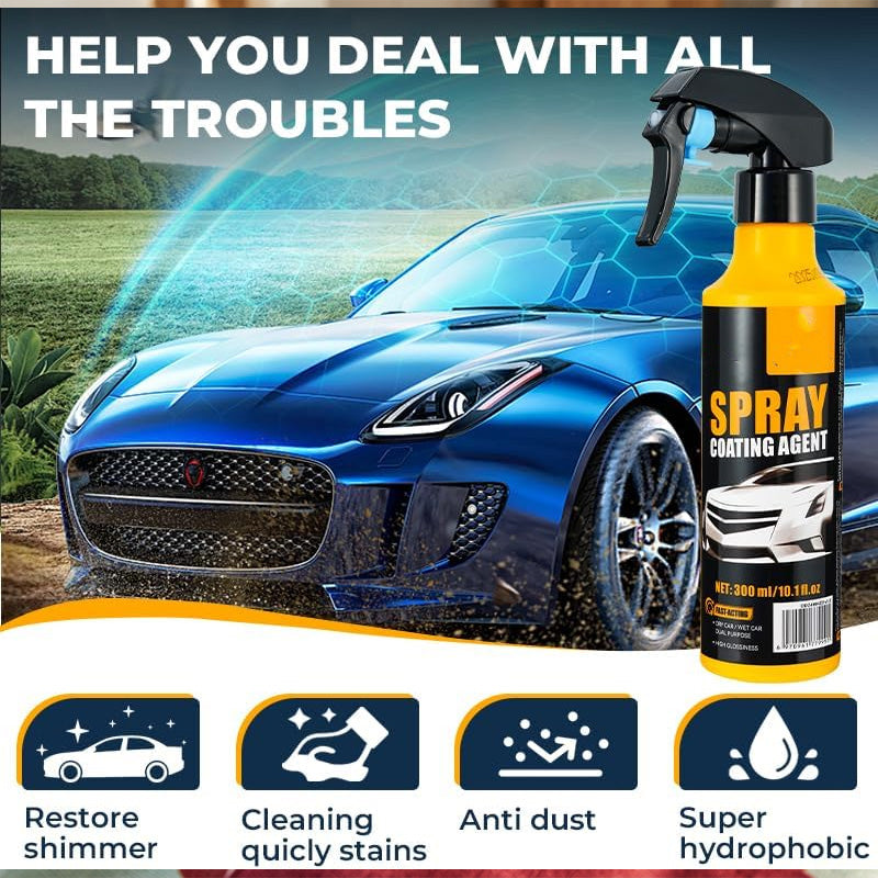 Spray nano-hydrophobe pour revêtement automobile