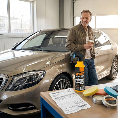 Spray nano-hydrophobe pour revêtement automobile