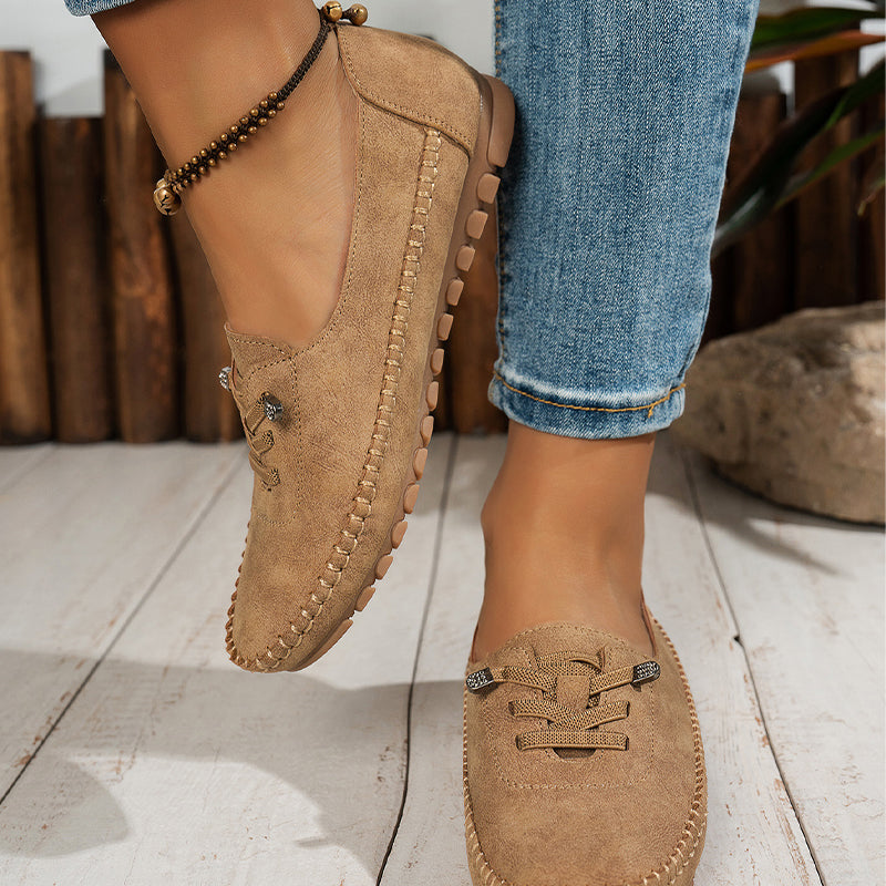👟Mocassins pour femmes✨Confort respirant, semelle amortie & style intemporel en 6 couleurs👜