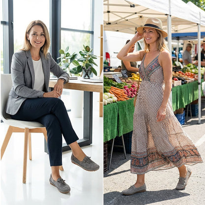 👟Mocassins pour femmes✨Confort respirant, semelle amortie & style intemporel en 6 couleurs👜