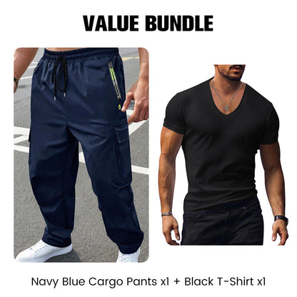 ✨Nouveauté 50 % DE RÉDUCTION🔥Pantalon cargo outdoor pour homme avec multiples poches