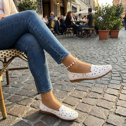 🔥 Dernier jour des soldes : 50 % de réduction — Chaussures orthopédiques confortables, légères et élégantes pour femmes, avec un design ouvert.