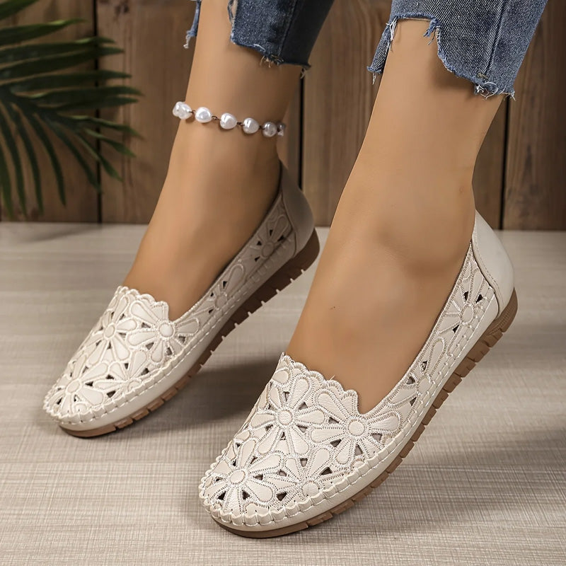 🔥 Dernier jour des soldes : 50 % de réduction — Chaussures orthopédiques confortables, légères et élégantes pour femmes, avec un design ouvert.