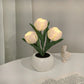 Lampe de Table LED Tulipe – Lampe de Nuit Fleur
