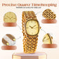 Montre à quartz élégante tressée pour femme