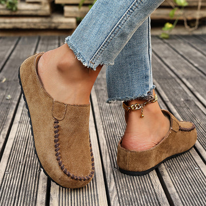👡 50% DE RÉDUCTION! Pantoufles Mules Femme à Bout Large Fermé – Semelle Moelleuse, Antidérapantes & Parfaites Pour Un Confort Douillet À La Maison 🏠