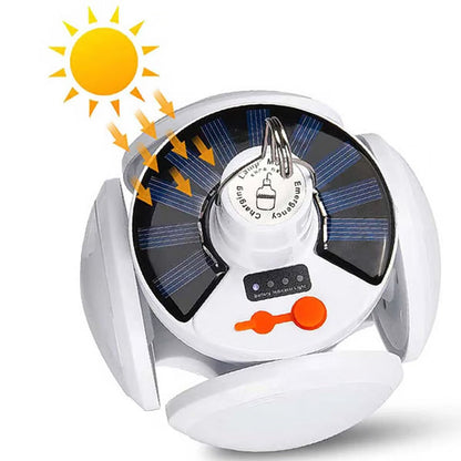 ☀️⚡60 % DE RÉDUCTION ! 🔋🔥Lampe solaire multifonctionnelle et pliable en forme de ballon de football