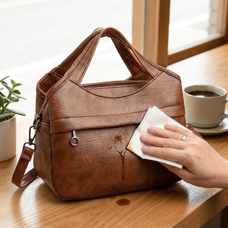 📢📢50 % de réduction !! ⏰ Sac à Bandoulière Femme en Simili-Cuir Souple – Léger, Multi-Compartiments & Tendance pour Tous les Jours ✨
