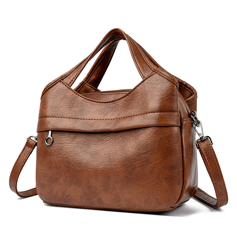 📢📢50 % de réduction !! ⏰ Sac à Bandoulière Femme en Simili-Cuir Souple – Léger, Multi-Compartiments & Tendance pour Tous les Jours ✨